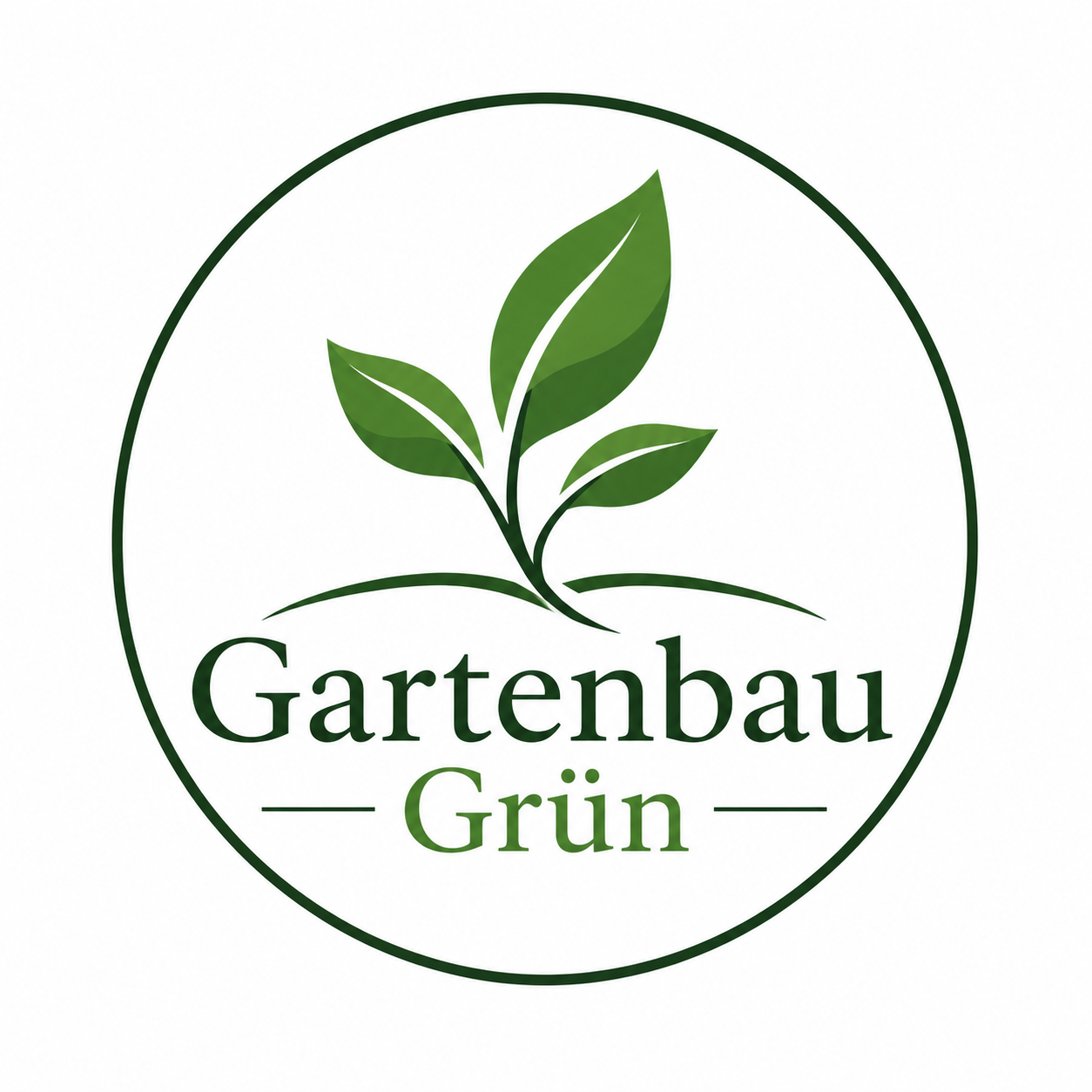 Logo-Beispiel Gartenbau Grün 12