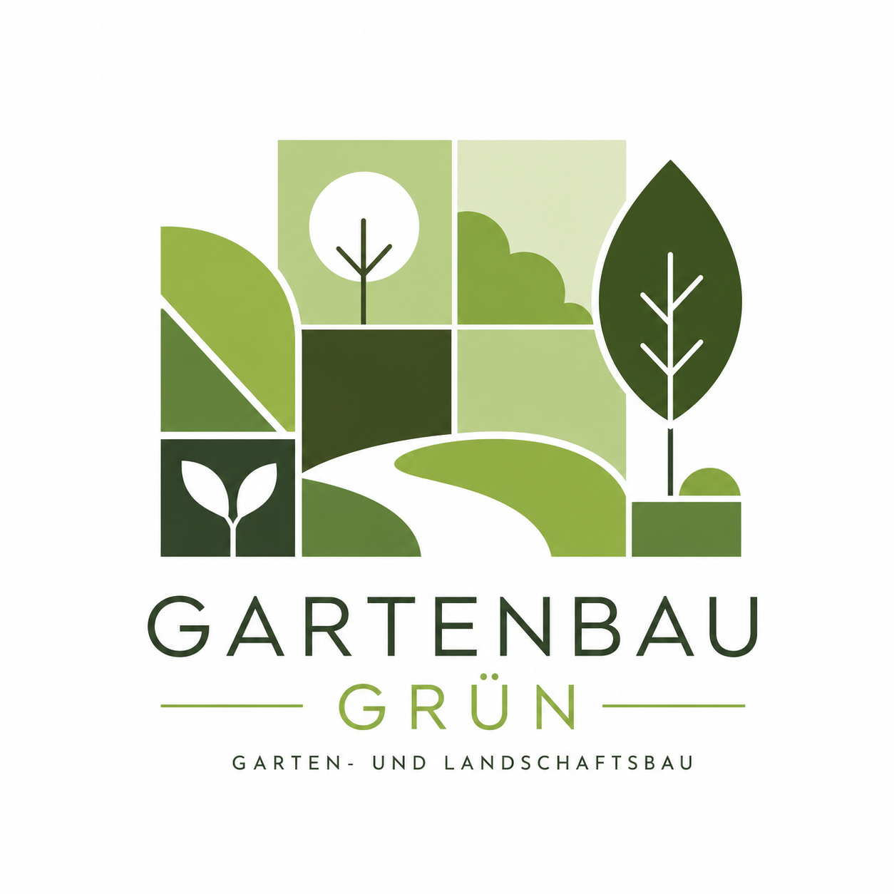 Logo-Beispiel Gartenbau Grün 5